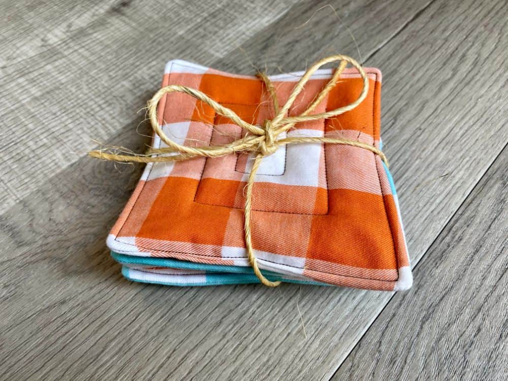 Fabric Projects - DIY Fabric Coasters